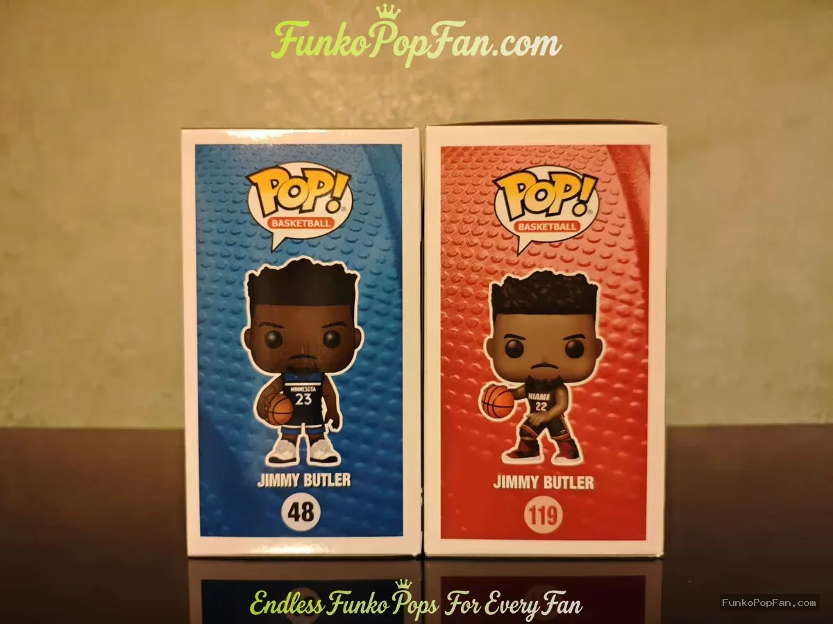 Funko Pop! NBA Basketball Fundays Prototype Jimmy Butler Lot of 2 #48 Minnesota Timberwolves + #119  - Funko Pop Figure