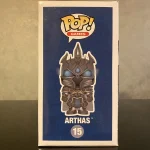 Funko Pop Games World of Warcraft #15 Arthas Vinyl Figure Bobblehead Vaulted Collectible With Protec - Funko Pop Figure
