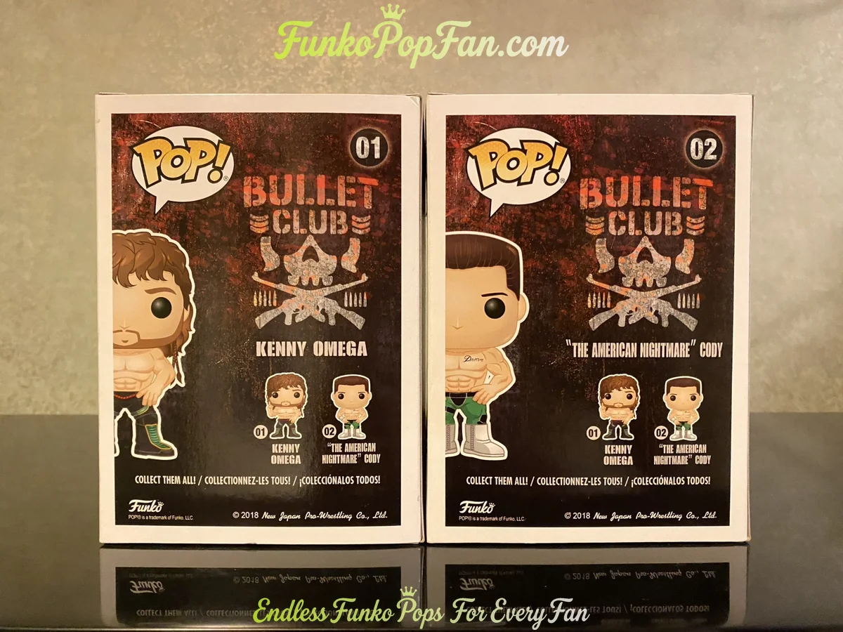 Funko Pop! WWE Royal Rumble #01 Kenny Omega / "The American Nightmare" Cody #02 Vinyl Figure Bobbleh - Funko Pop Figure