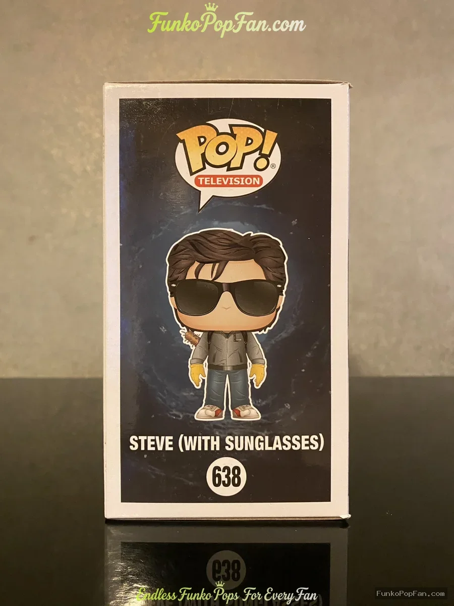 Funko Pop Television Stranger Things #638 Steve (With Sunglasses) Vinyl Figure Bobblehead Vaulted Co - Funko Pop Figure