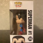 Funko Pop! DC Super Heroes #215 Superman (Fall Convention Exclusive) Vinyl Figure Bobblehead Vaulted - Funko Pop Figure