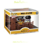 Moments Pixar #1119 Wall-E & Eve Vinyl Figure Bobblehead Vaulted Collectible With Protector Funko Pop Figure