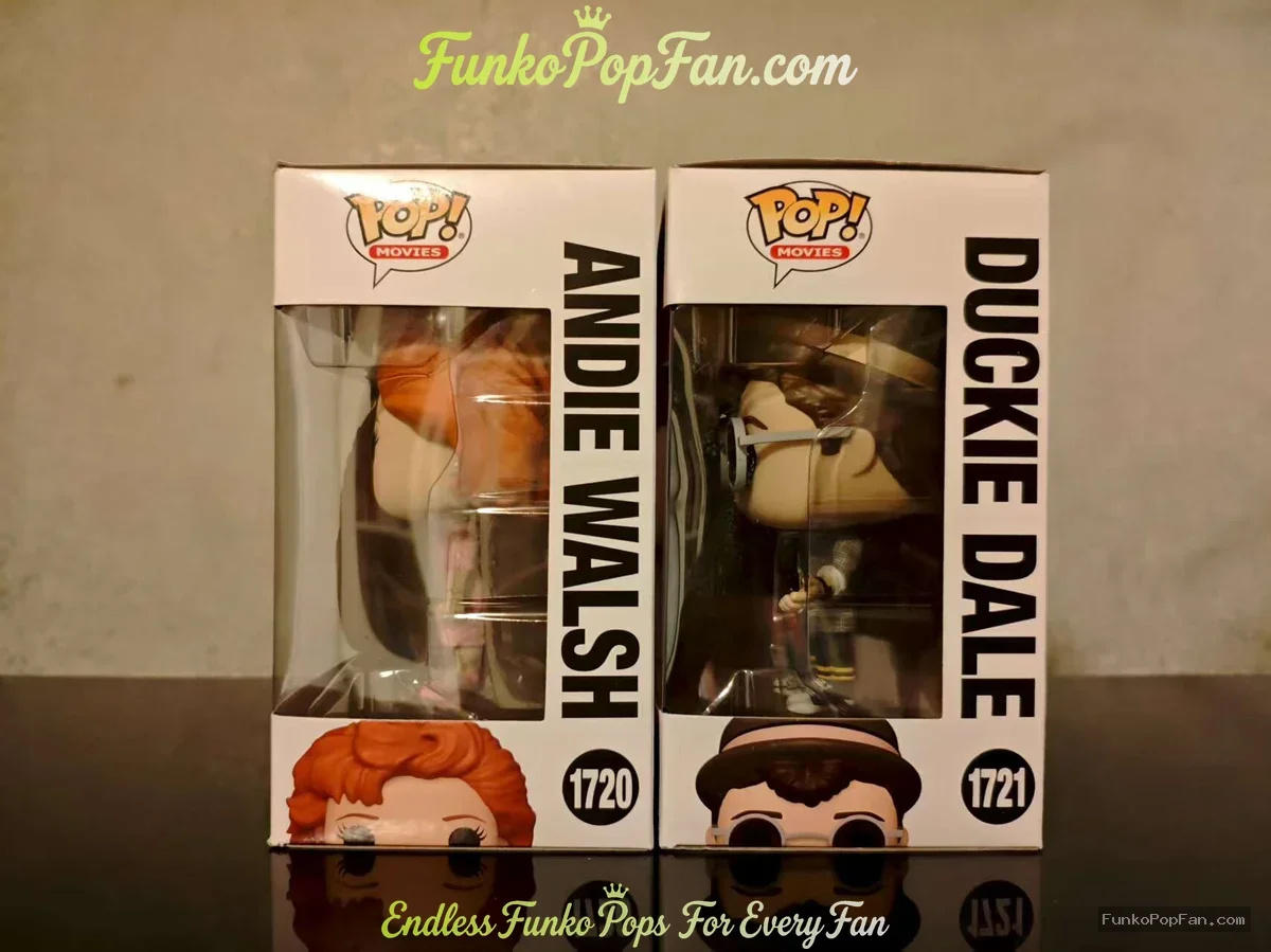 Funko Pop! Movies Pretty in Pink #1720 Andie Walsh / #1721 Duckie Dale Vinyl Figure Bobblehead Vault - Funko Pop Figure