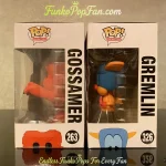 Funko Pop! Looney Tunes Animation #263 Gossamer / Gremlin #326 3000 LE Vinyl Figure Bobblehead Vault - Funko Pop Figure