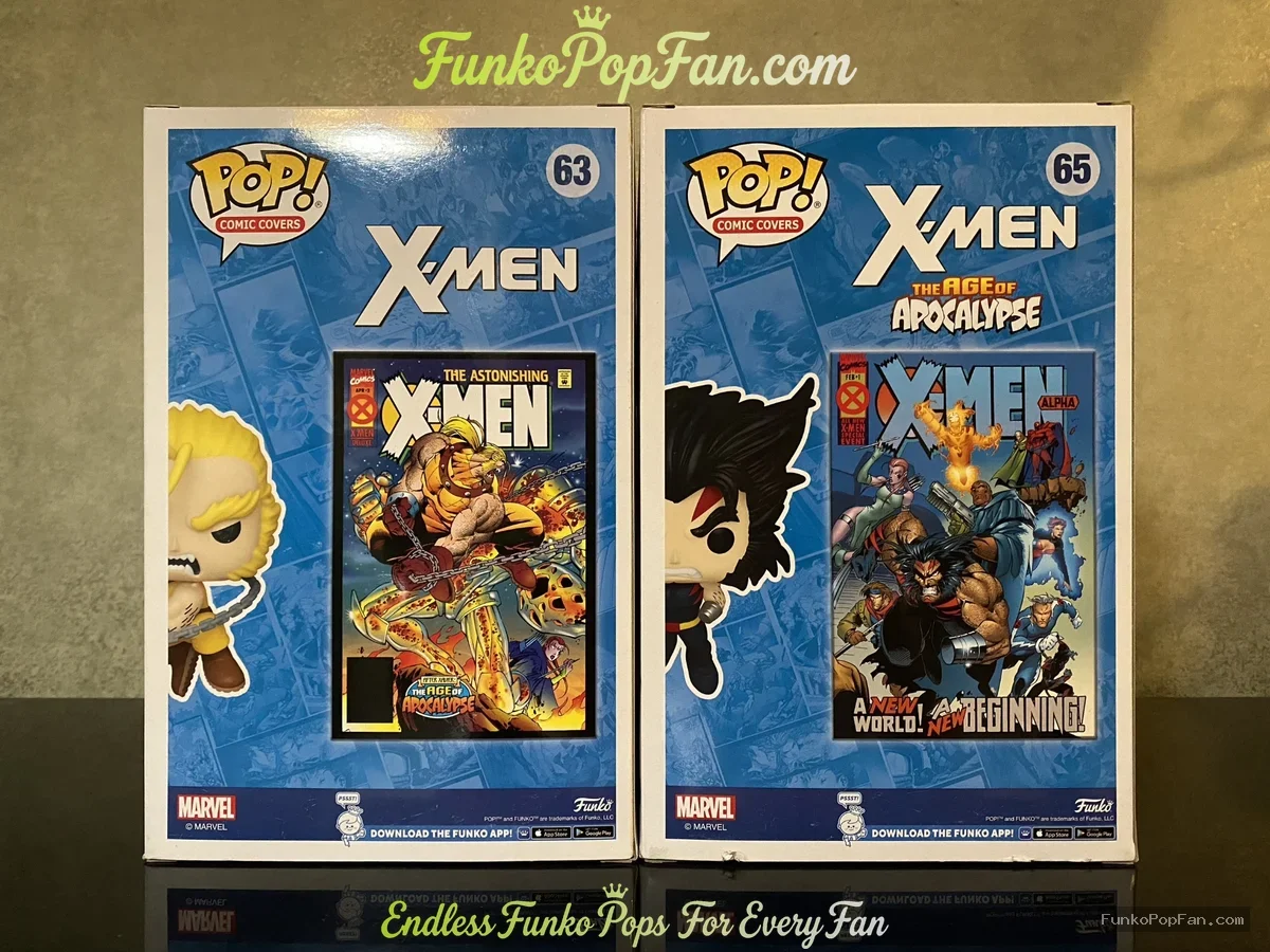 Funko Pop! Marvel Comic Covers X-Men #63 Sabretooth (Amazon Exclusive) Vinyl Figure Bobblehead Vault - Funko Pop Figure