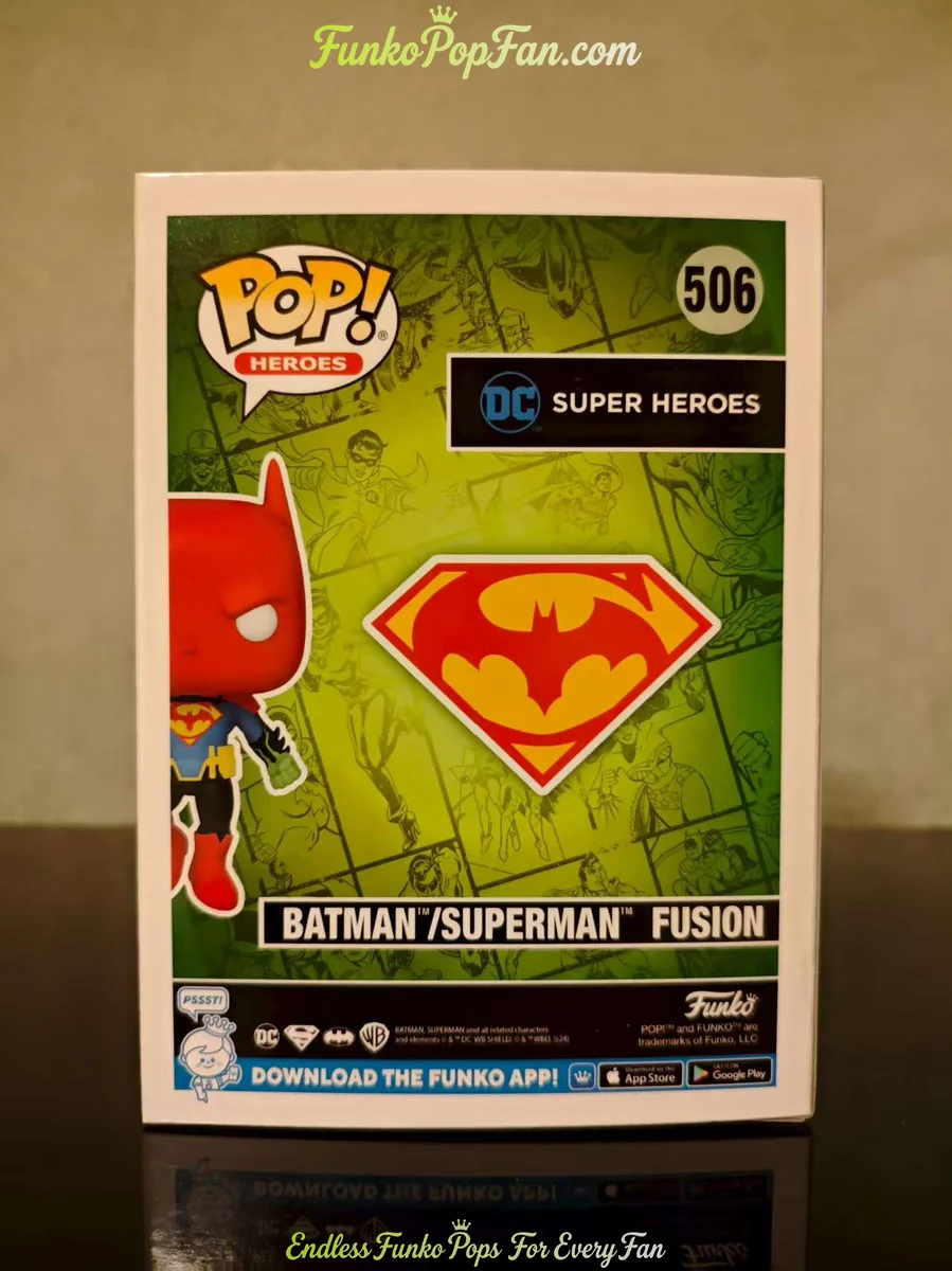 Funko Pop! Heroes #506 Batman/Superman Fusion (Summer Convention 2024 Limited Edition) Vinyl Figure  - Funko Pop Figure