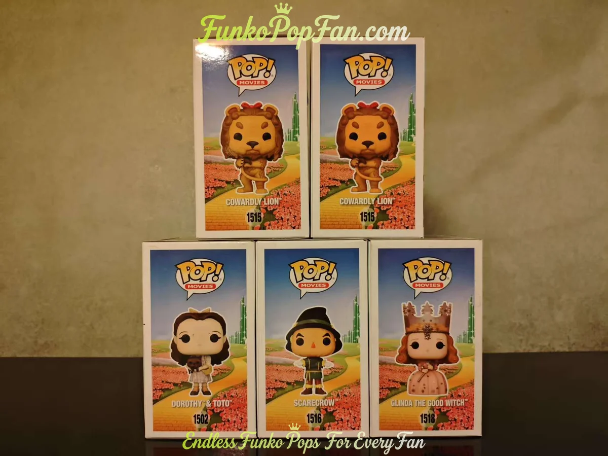 Bundle Funko Pop The Wizard of Oz #1502/#1503/#1504/#1515 (Chase) Dorothy & Toto / Scarecrow / Glind - Funko Pop Figure