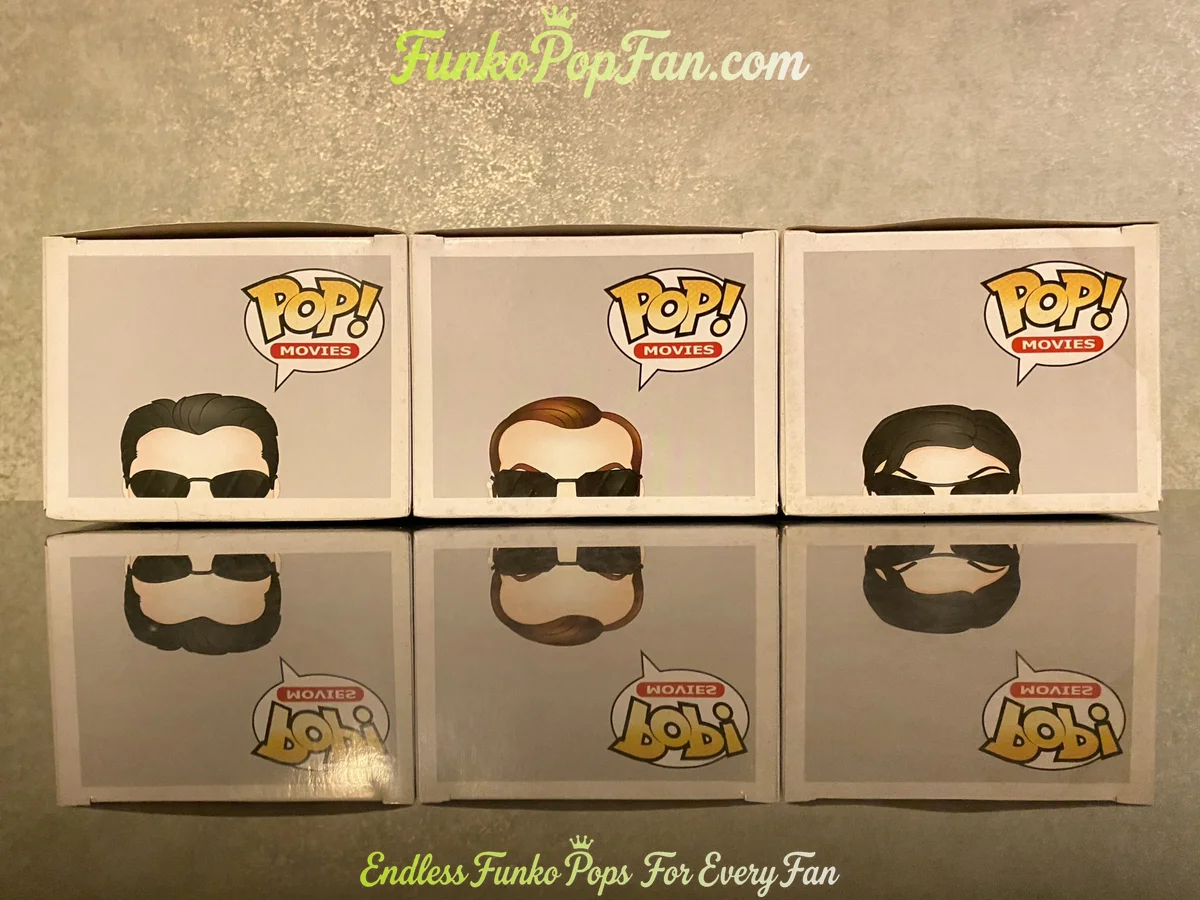 Bundle Funko Pop! Movies The Matrix #157 Neo / Agent Smith #158 / Trinity #160 Vinyl Figure Bobblehe - Funko Pop Figure