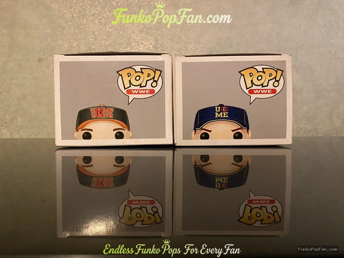 Funko Pop WWE #01 John Cena (Black Pants Variant) Lot of 2 (Rare Exclusive) Vinyl Figure Bobblehead  - Funko Pop Figure