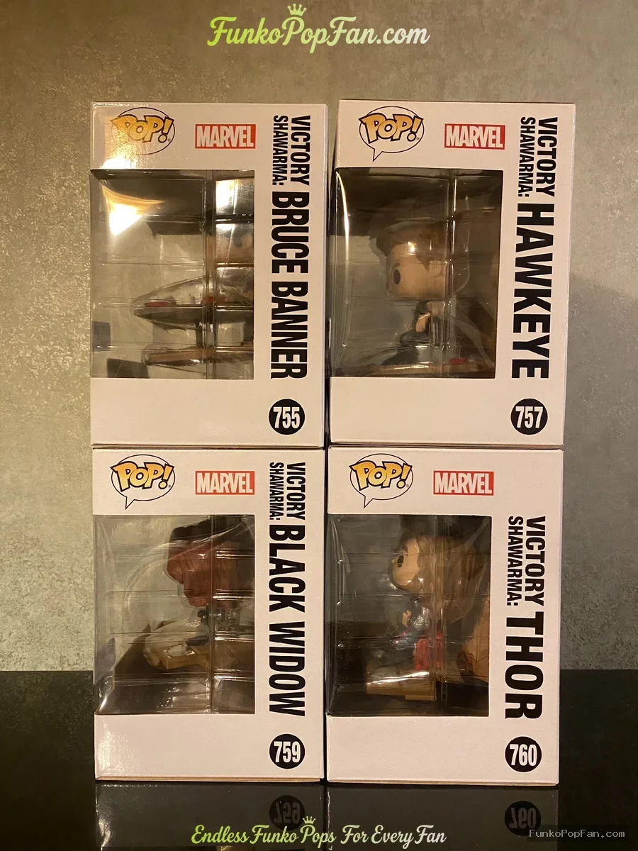 Bundle Funko Pop! Marvel Avengers Deluxe #755 Victory Bruce Banner / Victory Hawkeye #757 / Victory  - Funko Pop Figure