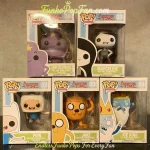 Bundle Funko Pop! Television Adventure Time #30 Lumpy Space Princess / #31 Marceline / #32 Finn / #33 Jake / #34 Ice King Vinyl Figure Bobblehead Vaulted Collectible With Protector Funko Pop Figure