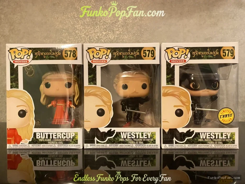 Harry Potter Buttercup & Westley #578/579 Vinyl Figure Bobblehead Vaulted Collectible With Protector Funko Pop Figure