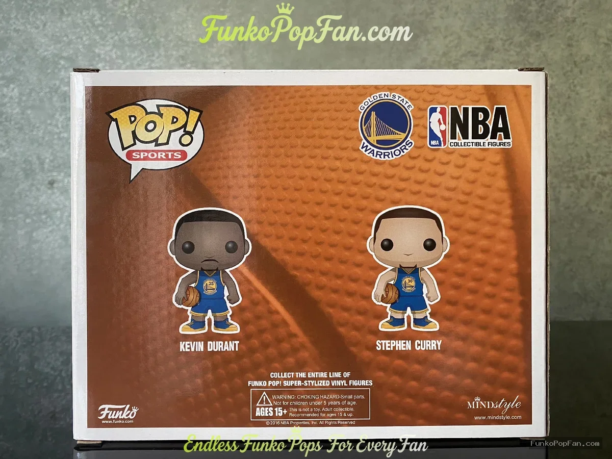 Funko Pop! NBA Exclusive Asia #35 Kevin Durant / Stephen Curry #30 Vinyl Figure Bobblehead Vaulted C - Funko Pop Figure