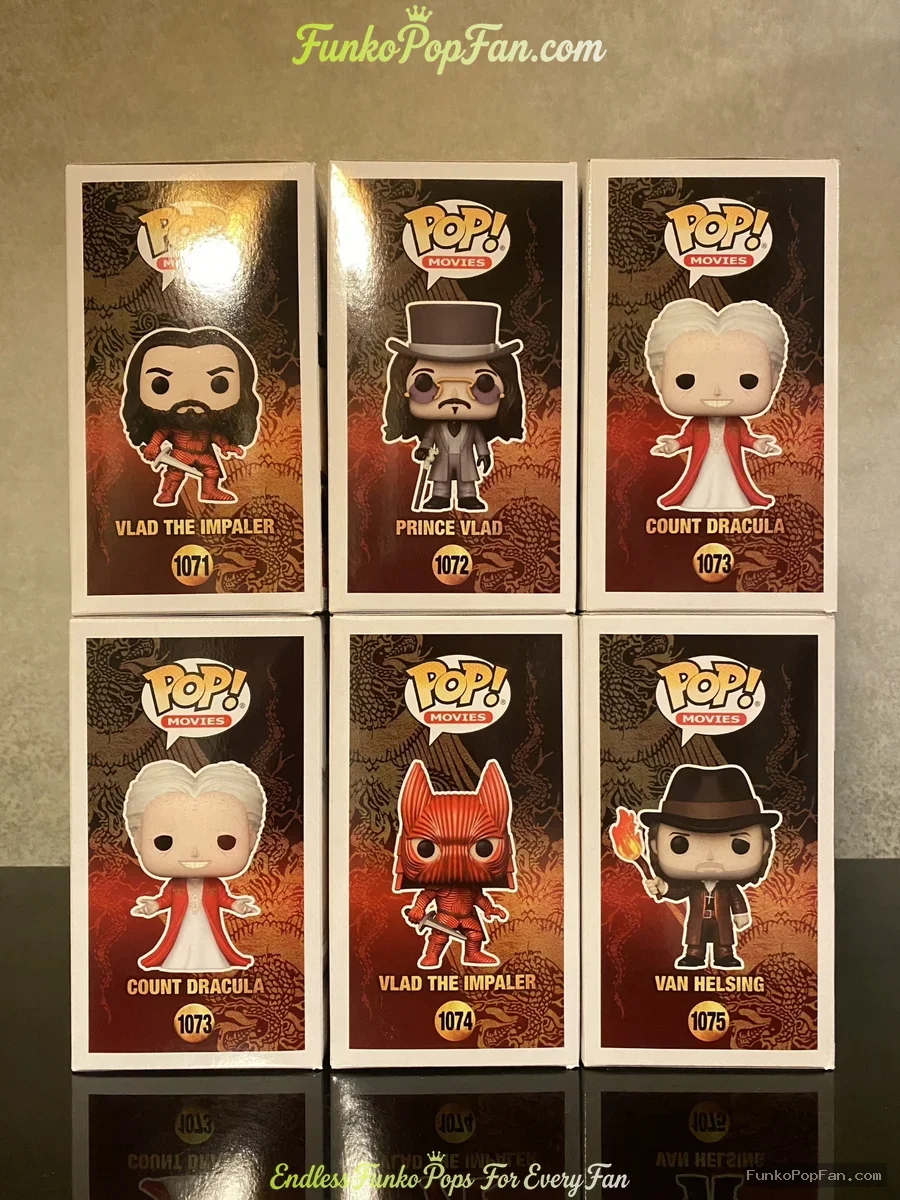 Bundle Funko Pop! Dracula Count Dracula #1072 Vlad the Impaler / Prince Vlad #1073 / Count Dracula # - Funko Pop Figure