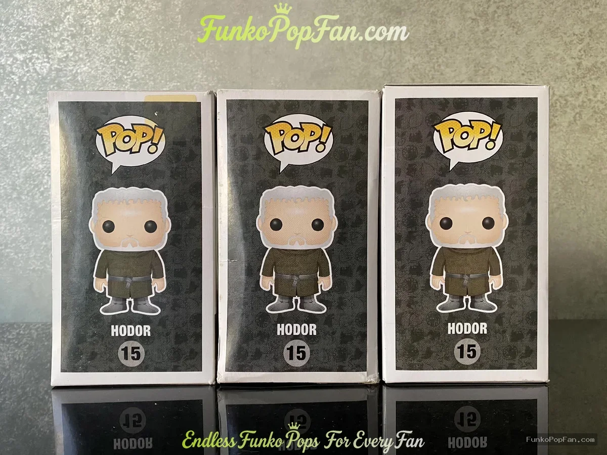 Funko Pop! Game of Thrones Hodor #15 X1 Vinyl Figure Bobblehead Vaulted Collectible With Protector - Funko Pop Figure