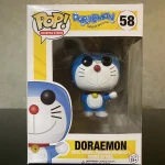 Animation Doraemon #58 Doraemon Vinyl Figure Bobblehead Vaulted Collectible With Protector Funko Pop Figure