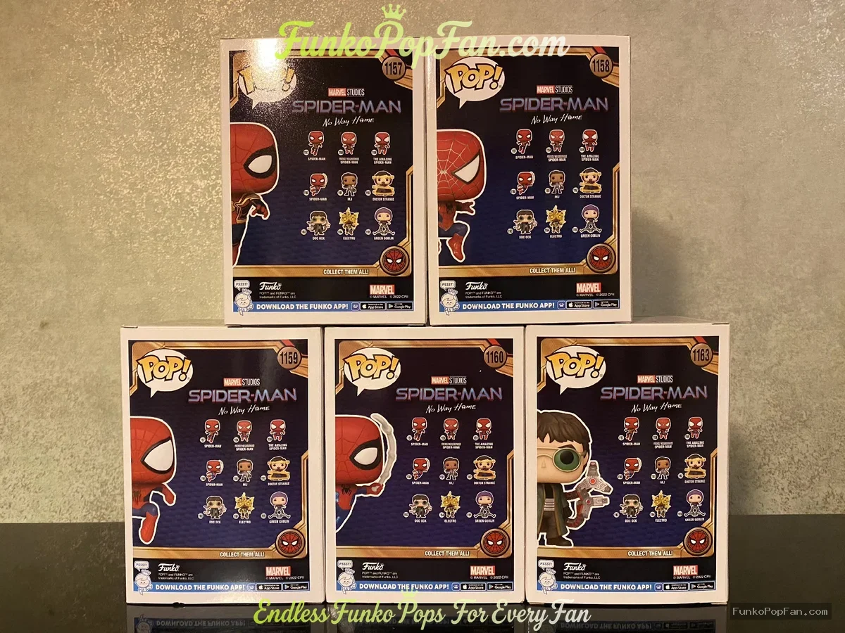 Bundle Funko Pop! Marvel Spider-Man #1159 Spider-Man (Iron Spider) Vinyl Figure Bobblehead Vaulted C - Funko Pop Figure