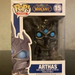 Games World of Warcraft #15 Arthas Vinyl Figure Bobblehead Vaulted Collectible With Protector Funko Pop Figure