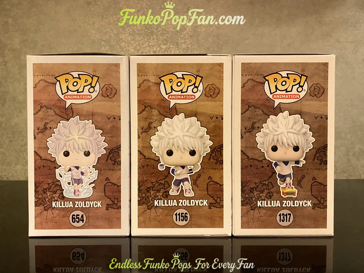 Bundle Funko Pop Animation Hunter X Hunter #654 Killua Zoldyck / #1156 Killua Zoldyck / #1317 Killua - Funko Pop Figure