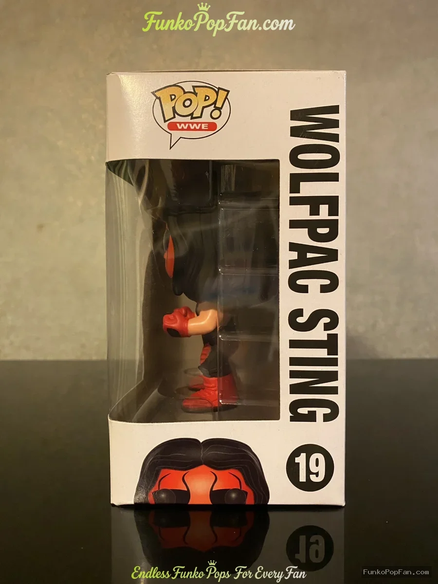 Funko Pop! WWE Wolfpac Sting #19 (GameStop Exclusive) Vinyl Figure Bobblehead Vaulted Collectible Wi - Funko Pop Figure
