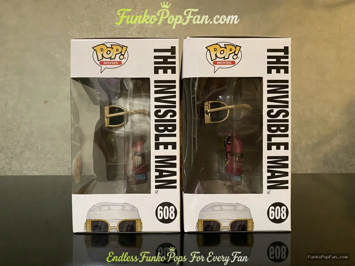 Bundle Funko Pop! Movies Monsters #608 The Invisible Man (Walgreens Exclusive Chase) Vinyl Figure Bo - Funko Pop Figure
