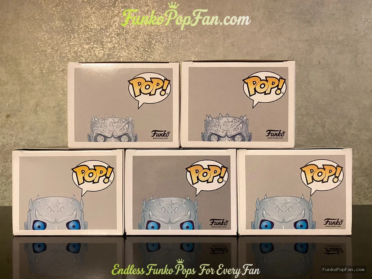 Bundle Funko Pop! Game of Thrones Night King #44 Night King Glow in the dark + 2017 sumer SDCC Exclu - Funko Pop Figure