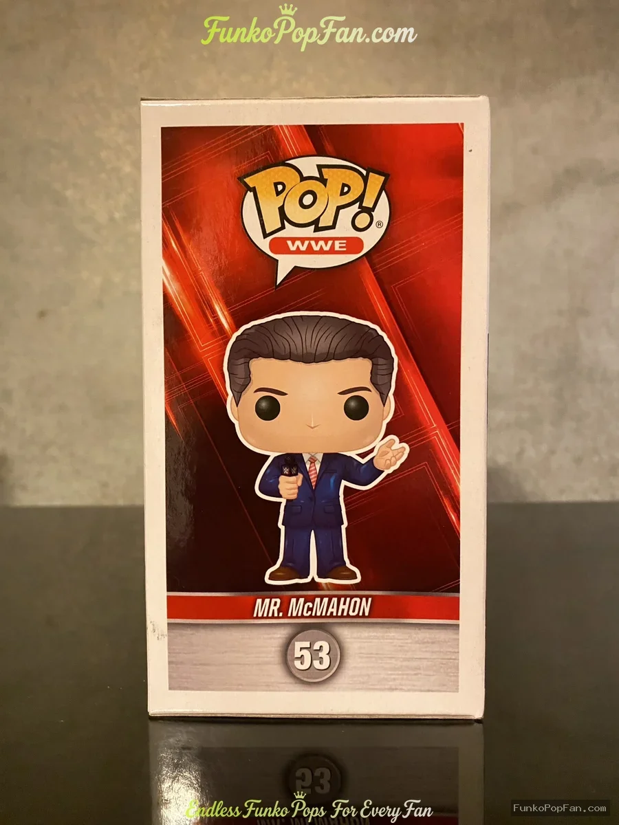Funko Pop! WWE WWE Icons #53 Mr. McMahon (Chase Variant) Vinyl Figure Bobblehead Vaulted Collectible - Funko Pop Figure