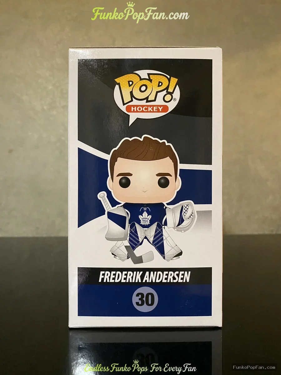 Funko Pop! Hockey Toronto Maple Leafs #30 Frederik Andersen (Canada Exclusive) Vinyl Figure Bobblehe - Funko Pop Figure