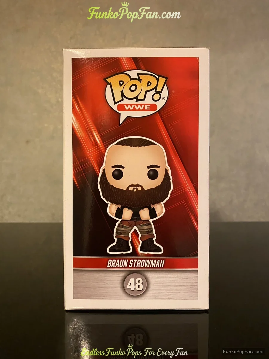 Funko Pop! WWE Braun Strowman #48 Vinyl Figure Bobblehead Vaulted Collectible With Protector - Funko Pop Figure