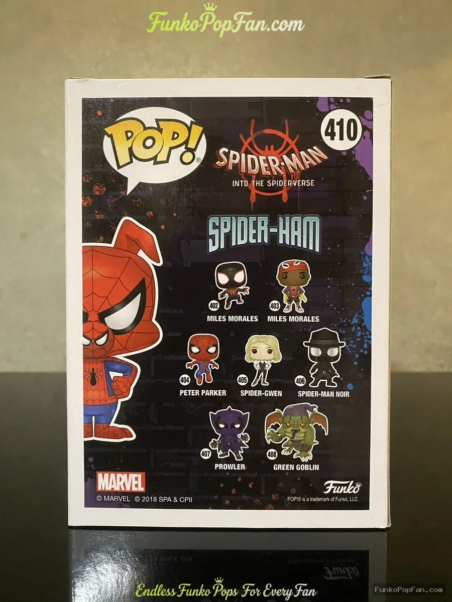 Funko Pop Marvel Spider-Man Multiverse #410 Spider-Ham (Walgreens Exclusive) Vinyl Figure Bobblehead - Funko Pop Figure