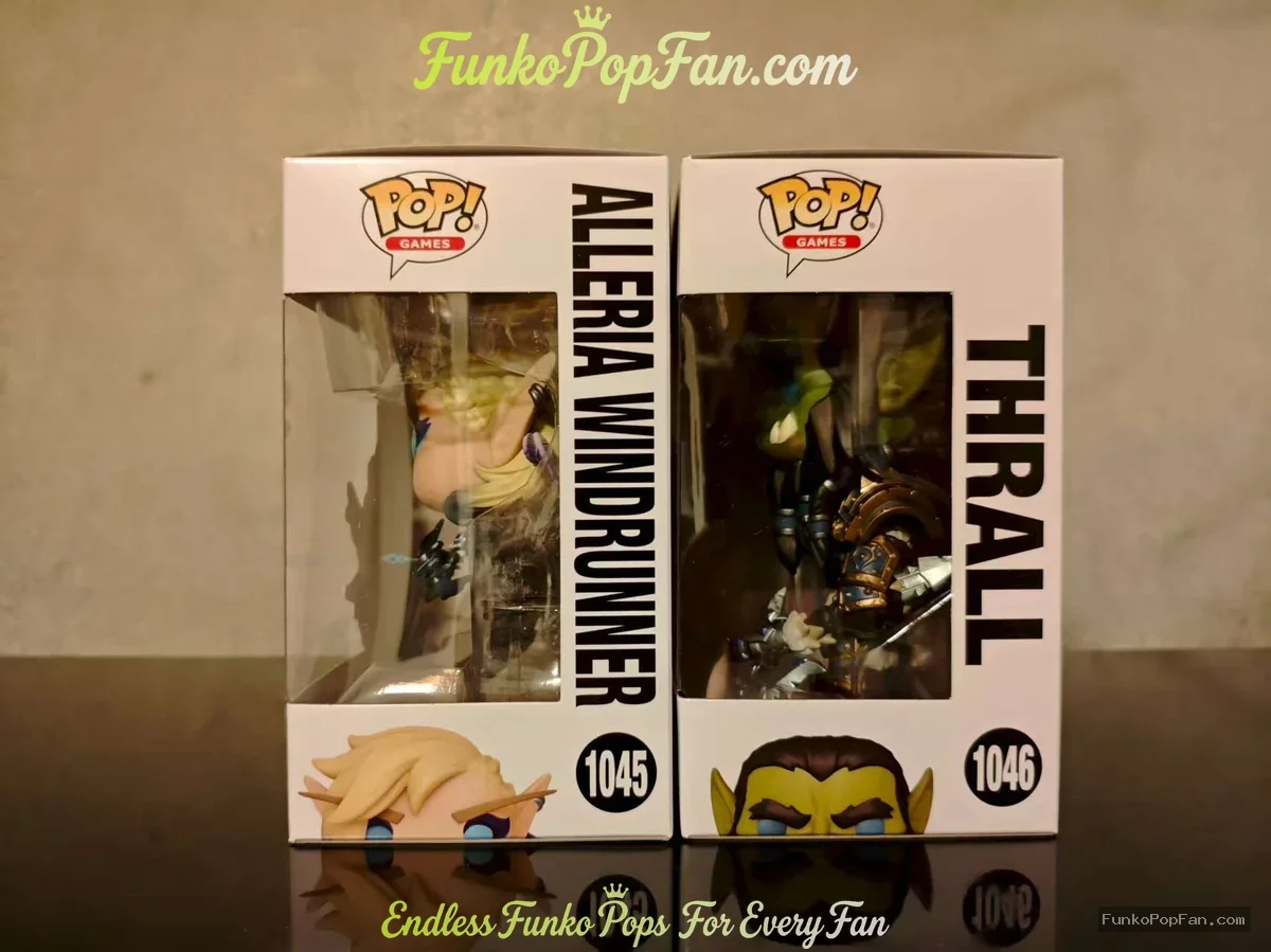 Funko Pop! Games World of Warcraft #1045 Alleria Windrunner / Thrall #1046 Vinyl Figure Bobblehead V - Funko Pop Figure