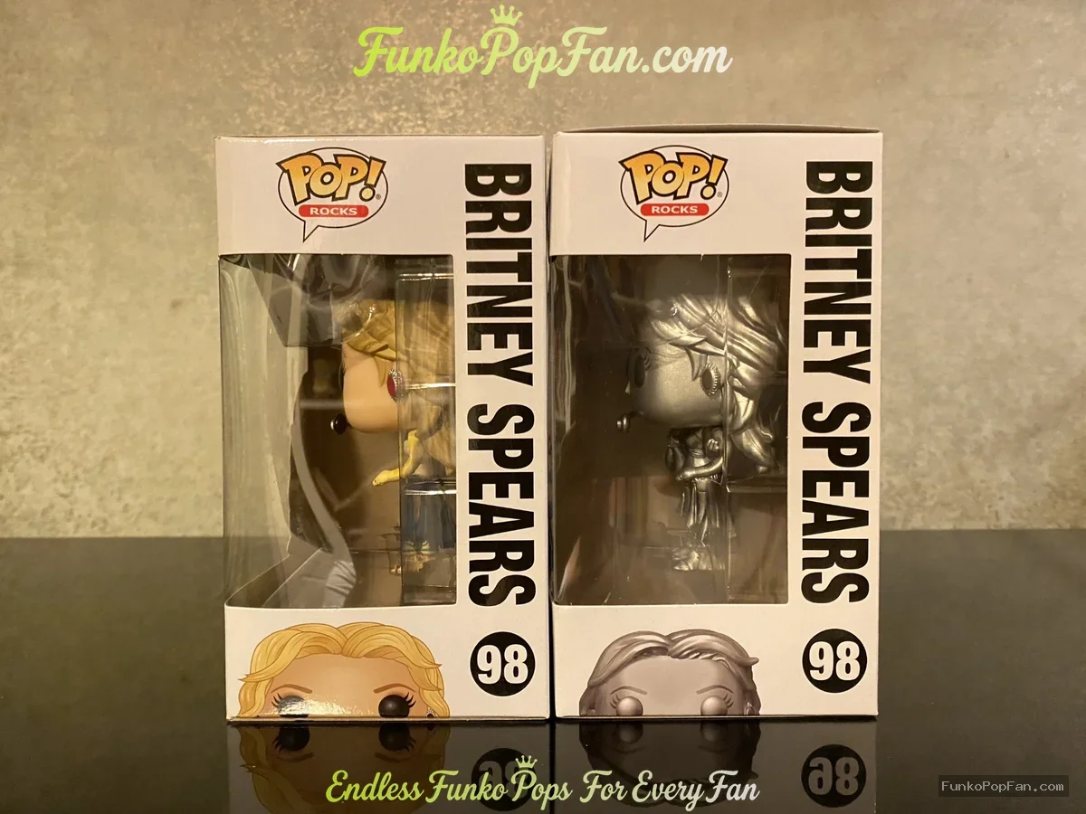 Bundle Funko Pop! Rocks Britney Spears #98 Britney Spears Vinyl Figure Bobblehead Vaulted Collectibl - Funko Pop Figure