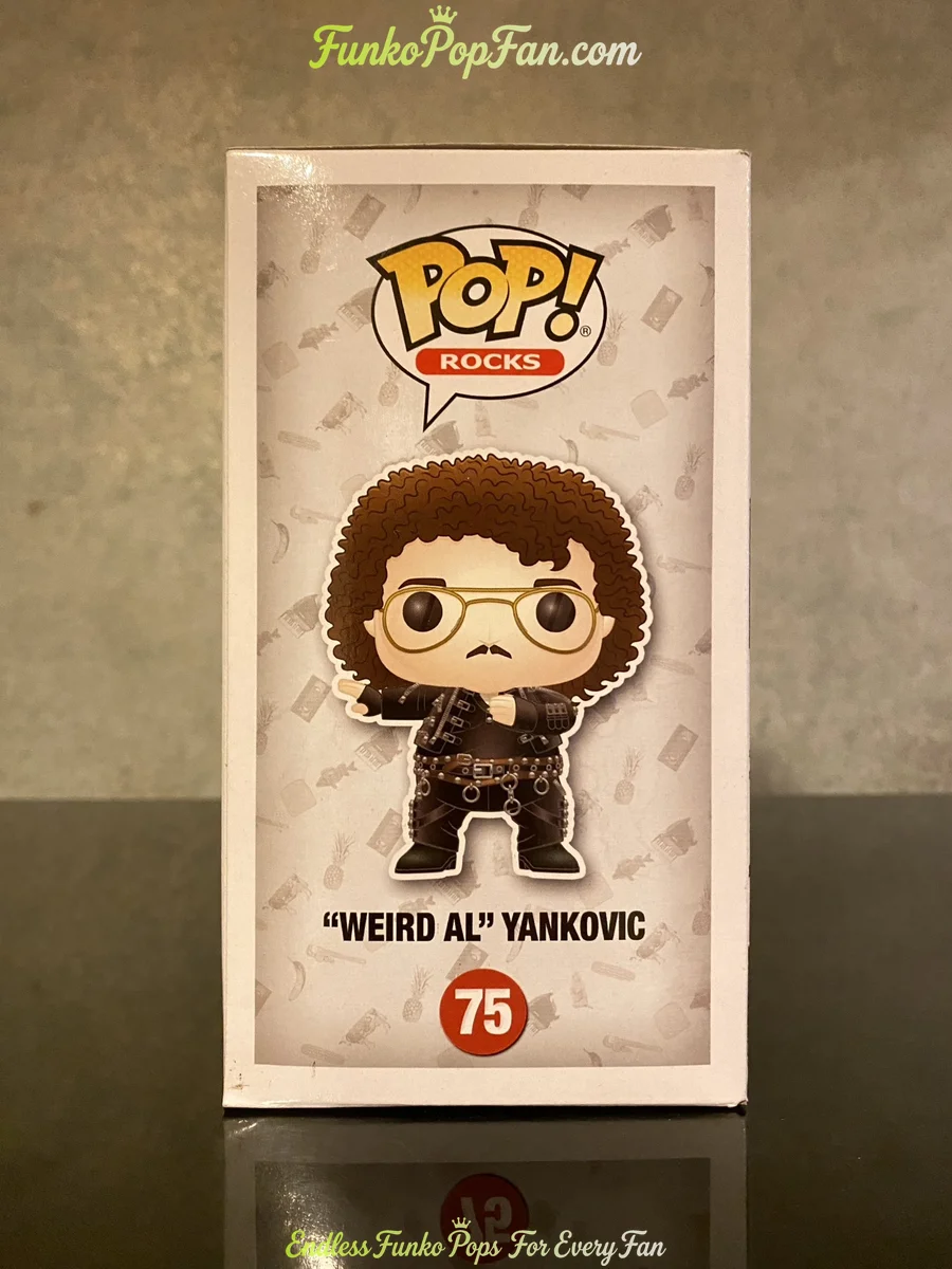 Funko Pop! Rocks #75 "Weird Al" Yankovic (FYE Exclusive) Vinyl Figure Bobblehead Vaulted Collectible - Funko Pop Figure