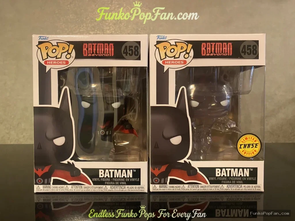 DC Heroes Batman Beyond #458 Batman (Chase) Vinyl Figure Bobblehead Vaulted Collectible With Protector Funko Pop Figure