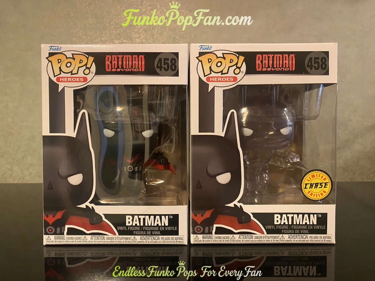 DC Heroes Batman Beyond #458 Batman (Chase) Vinyl Figure Bobblehead Vaulted Collectible With Protector Funko Pop Figure