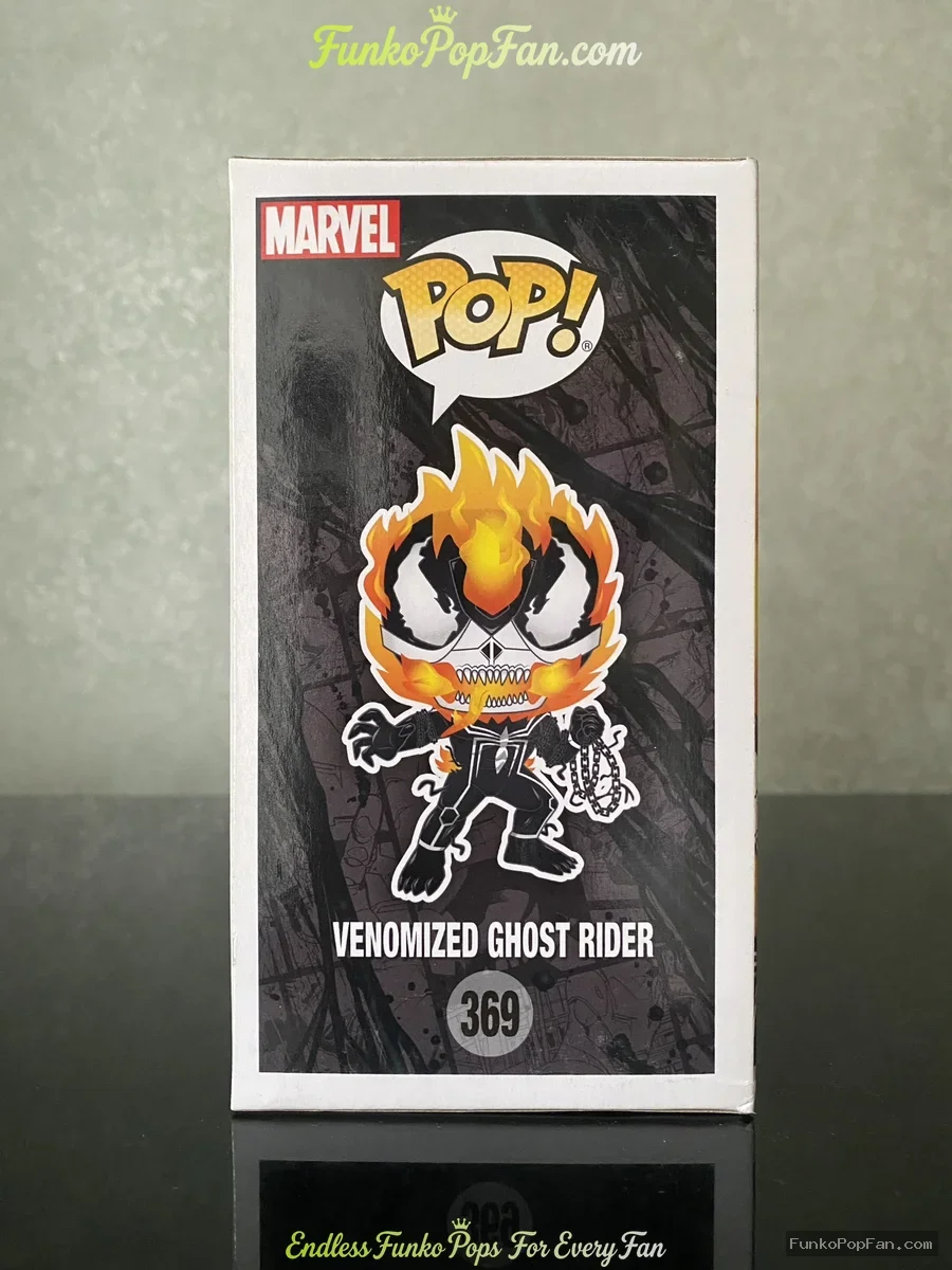 Funko Pop! Marvel Venom #369 Venomized Ghost Rider (Walmart Exclusive) Vinyl Figure Bobblehead Vault - Funko Pop Figure