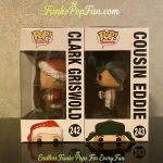 Funko Pop! Movies Christmas Vacation #242 Clark Griswold / Cousin Eddie #243 Vinyl Figure Bobblehead - Funko Pop Figure