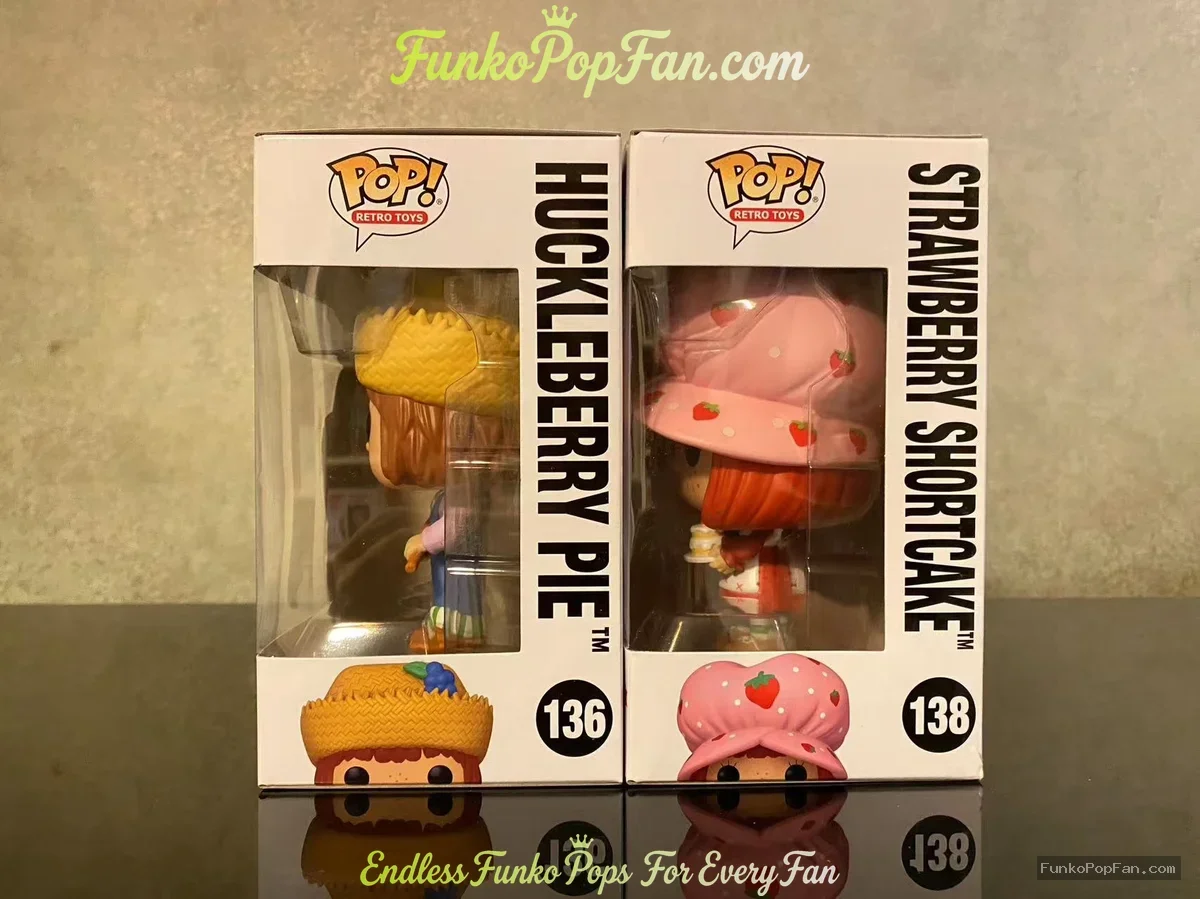 Bundle Funko Pop! Retro Toys Strawberry Shortcake #136 Huckleberry Pie / Strawberry Shortcake #138 V - Funko Pop Figure
