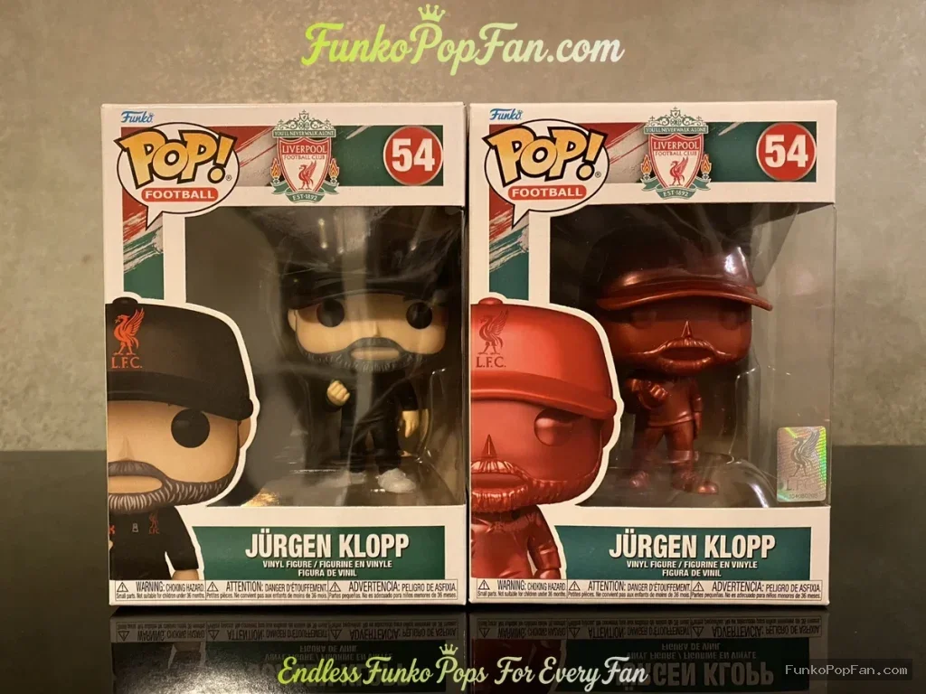 Football Liverpool #54 Jrgen Klopp Vinyl Figure Bobblehead Vaulted Collectible With Protector Funko Pop Figure
