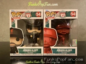 Football Liverpool #54 Jrgen Klopp Vinyl Figure Bobblehead Vaulted Collectible With Protector Funko Pop Figure