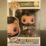 Tennis Nick Kyrgios #06 (Variant) Vinyl Figure Bobblehead Vaulted Collectible With Protector Funko Pop Figure