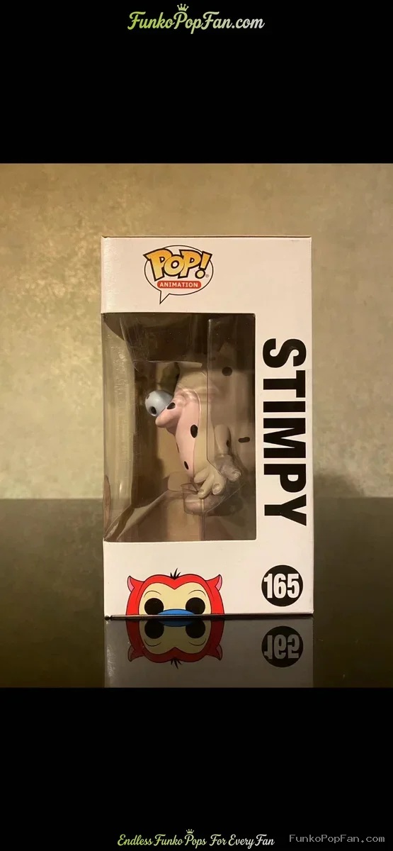 Funko Pop! Animation Ren and Stimpy #165 Stimpy (Chase) Vinyl Figure Bobblehead Vaulted Collectible  - Funko Pop Figure