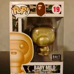 BAIT BAPE #19 Baby Milo (BAIT Exclusive) Vinyl Figure Bobblehead Vaulted Collectible With Protector Funko Pop Figure