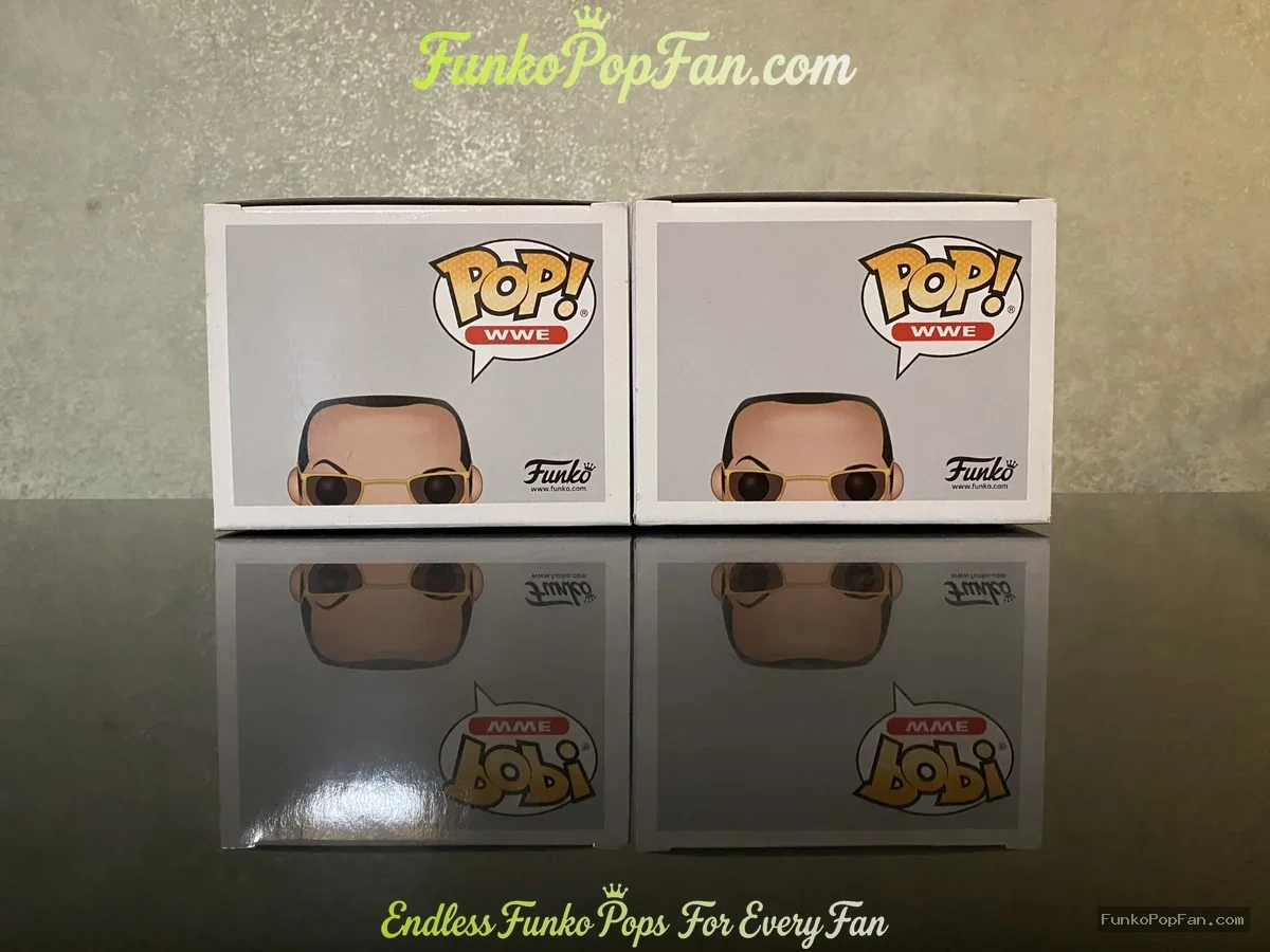 Bundle Funko Pop! WWE #46 The Rock (Orange Shirt Chase + regular) Vinyl Figure Bobblehead Vaulted Co - Funko Pop Figure