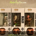 Bundle Funko Pop! Disney Moana #213 Moana & Pua / Maui #214 / Young Moana #215 Vinyl Figure Bobblehe - Funko Pop Figure