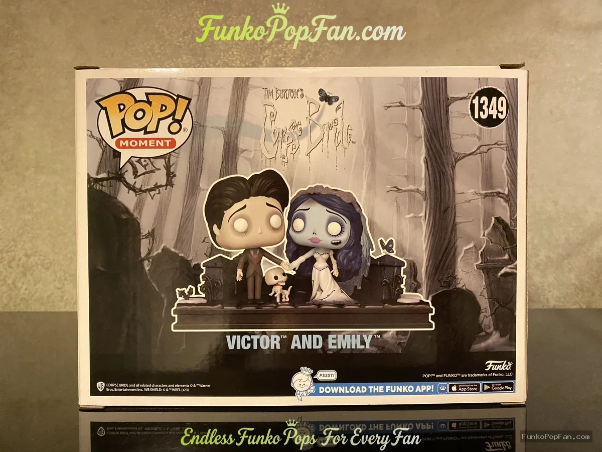 Funko Pop! Movies #1349 Victor and Emily (Spirit Exclusive) Vinyl Figure Bobblehead Vaulted Collecti - Funko Pop Figure