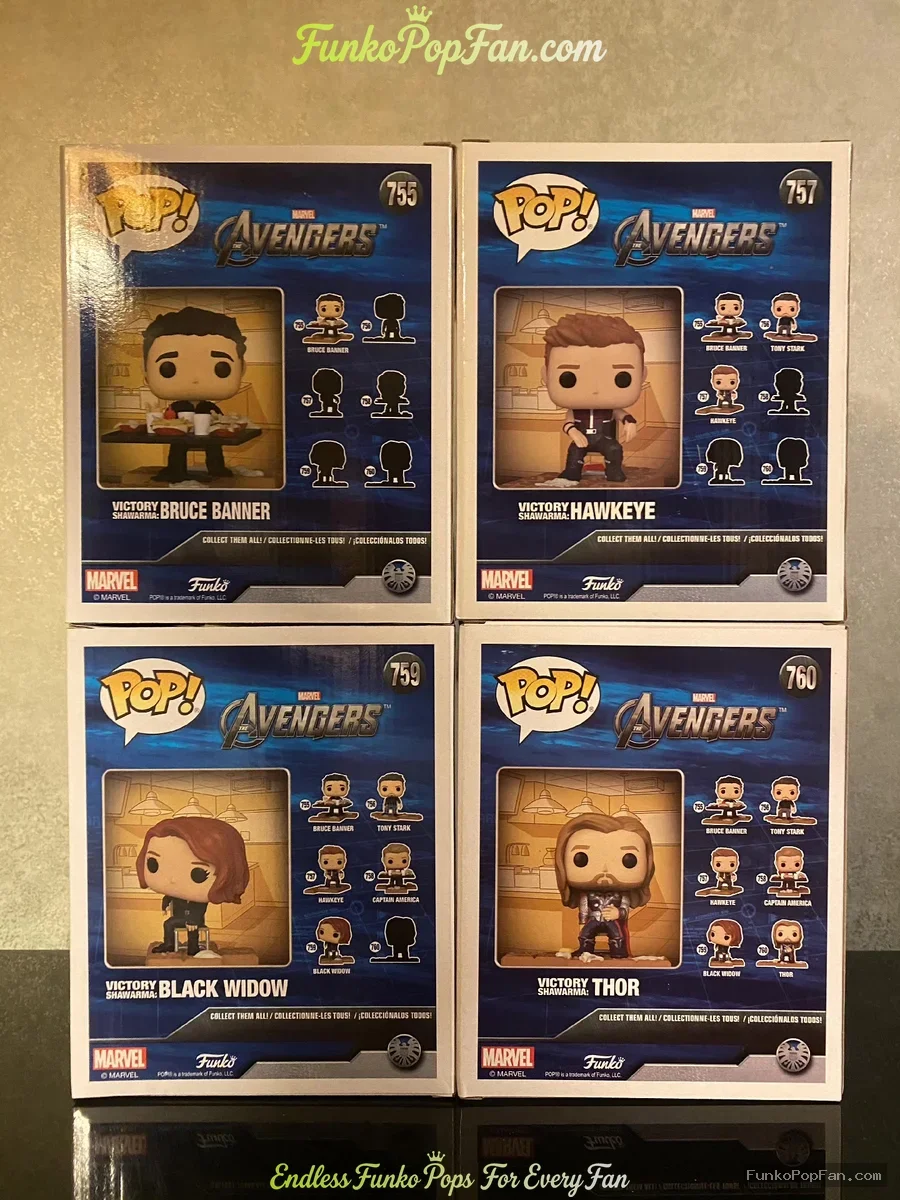 Bundle Funko Pop! Marvel Avengers Deluxe #755 Victory Bruce Banner / Victory Hawkeye #757 / Victory  - Funko Pop Figure