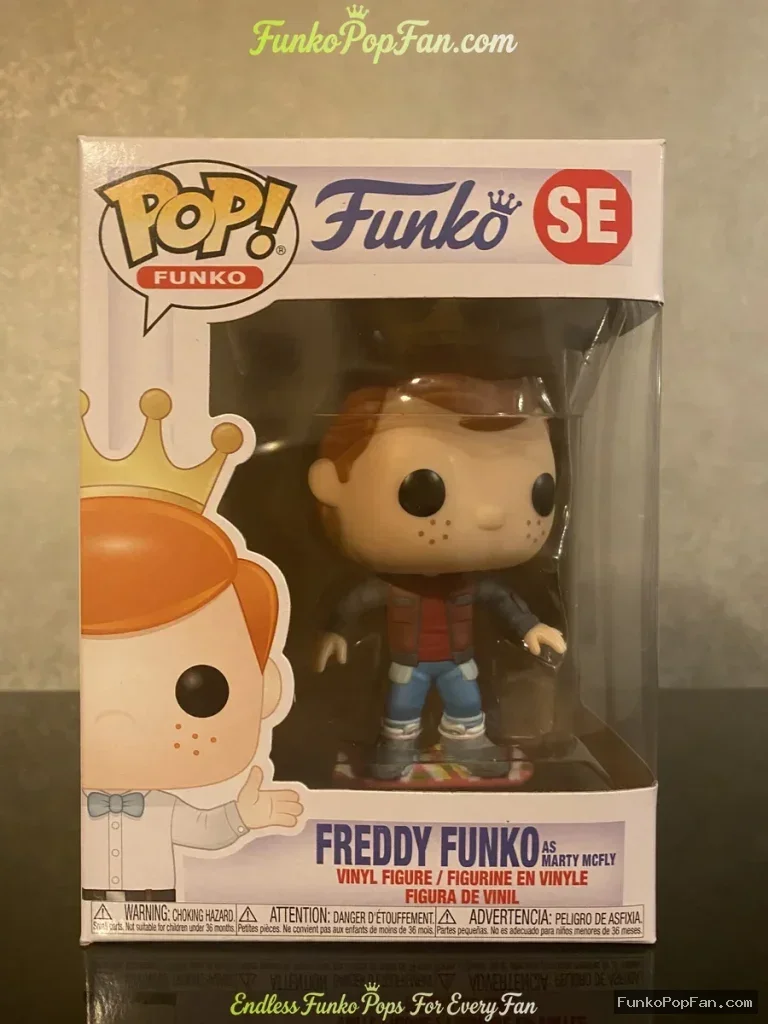 SE Back to the Future #105 Marty McFly Vinyl Figure Bobblehead Vaulted Collectible With Protector Funko Pop Figure