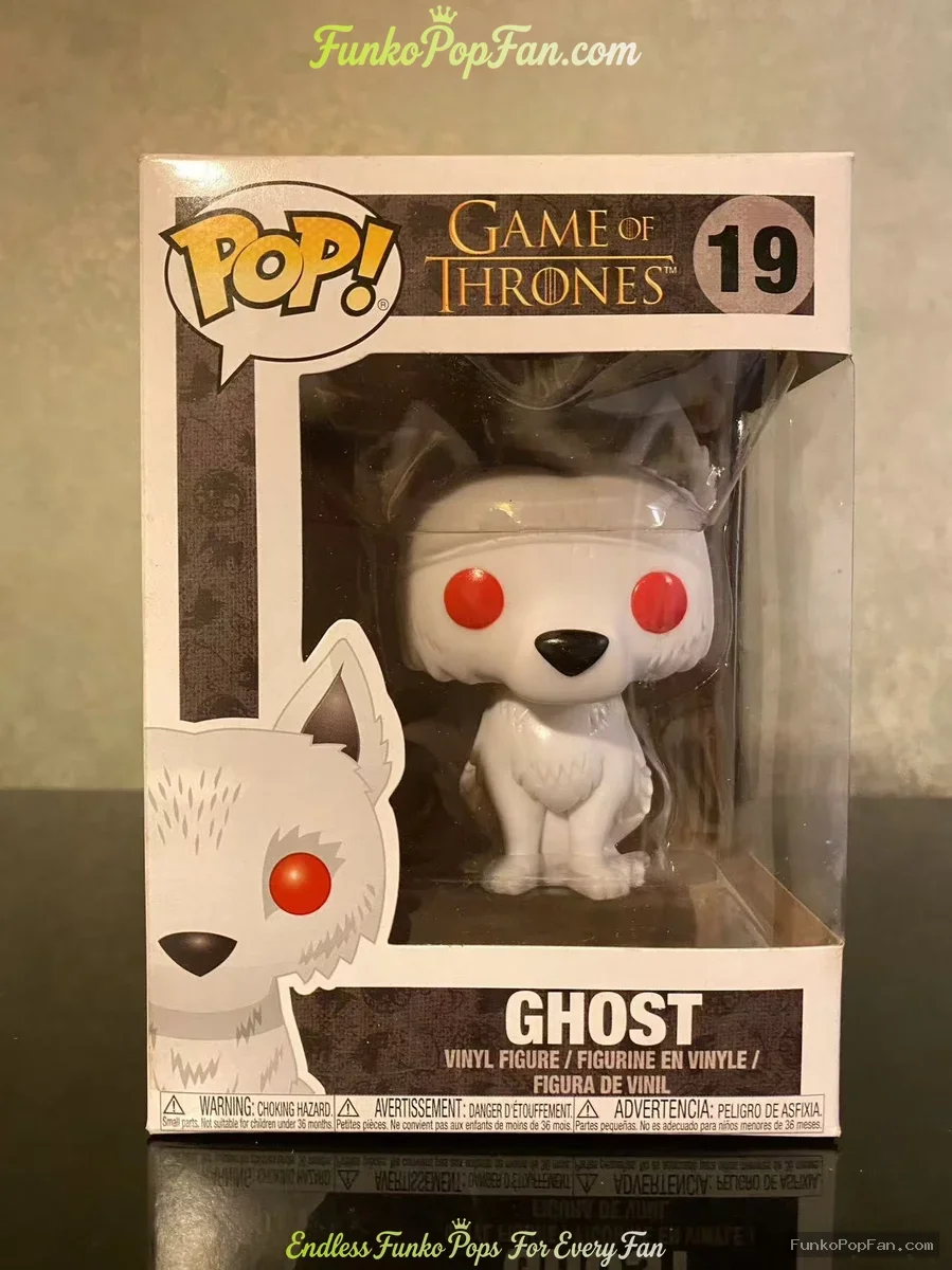 Game of Thrones #19 Ghost Vinyl Figure Bobblehead Vaulted Collectible With Protector Funko Pop Figure