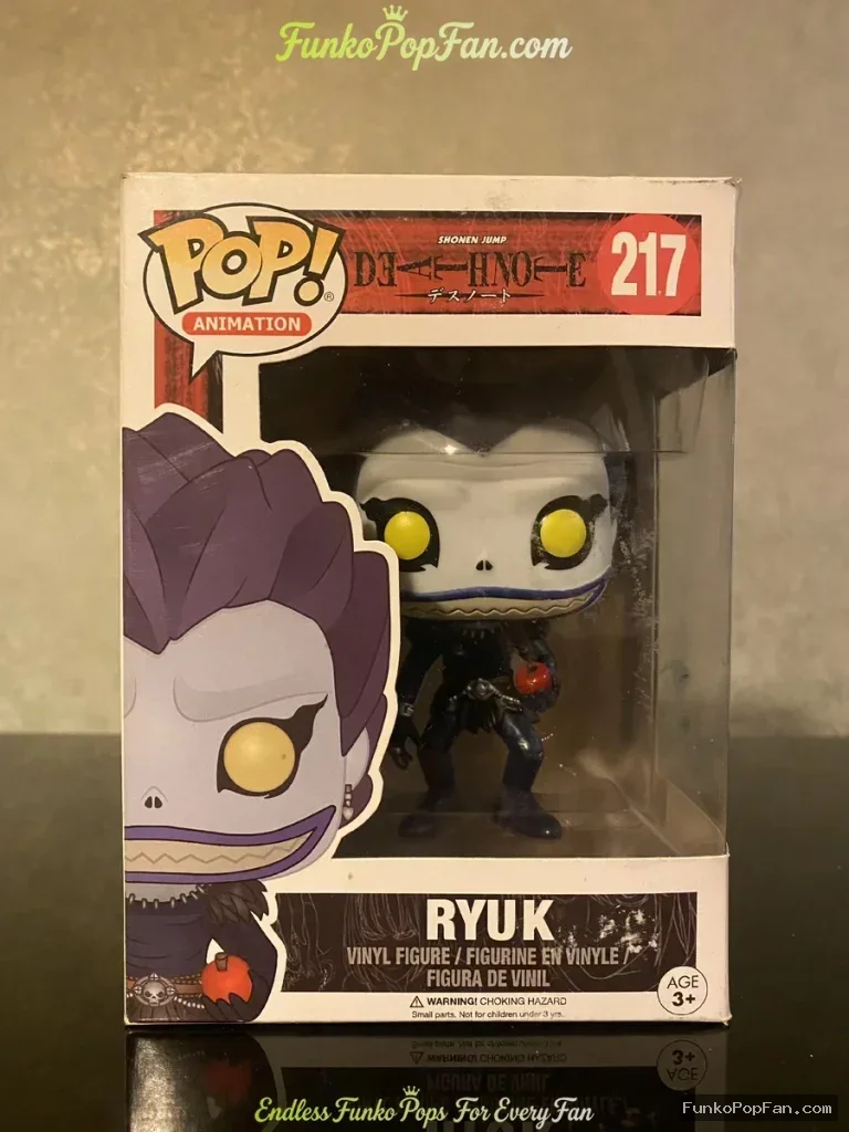 Animation Death Note #217 Ryuk Vinyl Figure Bobblehead Vaulted Collectible With Protector Funko Pop Figure